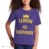 Lebron Vs Everybody LA Bron Basketball Kids T-Shirt thumb 2