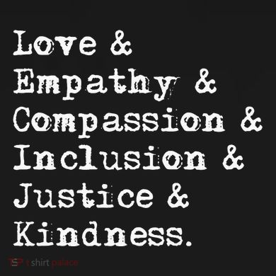 Love Empathy Compassion Inclusion Justice Kindness Toddler Zip Fleece Hoodie