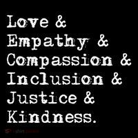 Love Empathy Compassion Inclusion Justice Kindness Button thumb 1