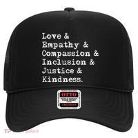 Love Empathy Compassion Inclusion Justice Kindness Hat thumb 0