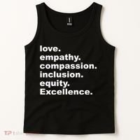 Love Empathy Compassion Inclusion Equity Excellence Tank Top thumb 2