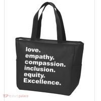 Love Empathy Compassion Inclusion Equity Excellence Tote Bag thumb 3