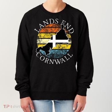 Lands End Cornwall England Celtic Cornish Gift Women's Sweatshirt