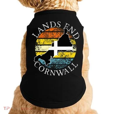 Lands End Cornwall England Celtic Cornish Gift Doggie Tank