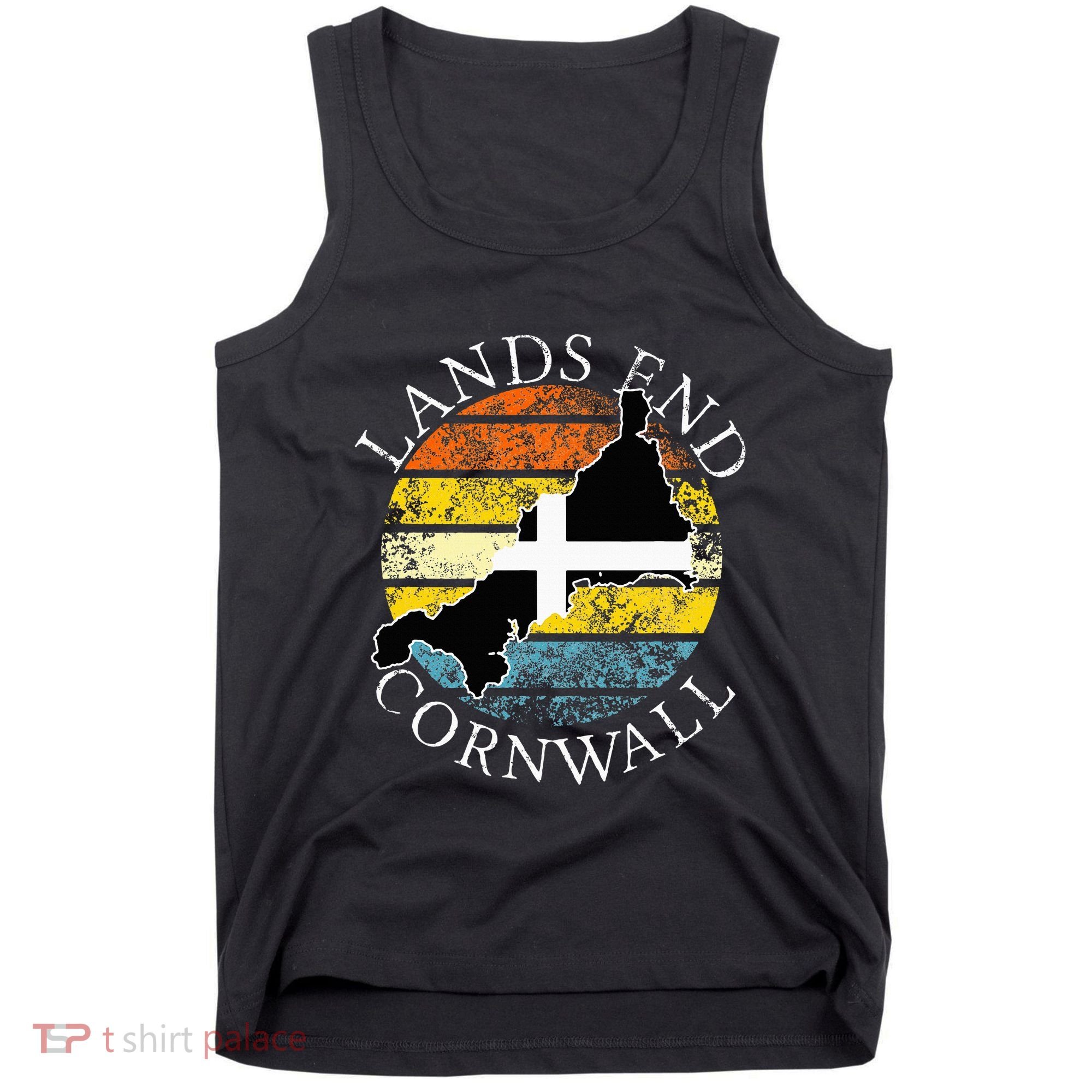 Lands End Cornwall England Celtic Cornish Gift Tank Top