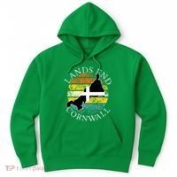 Lands End Cornwall England Celtic Cornish Gift Hoodie thumb 0