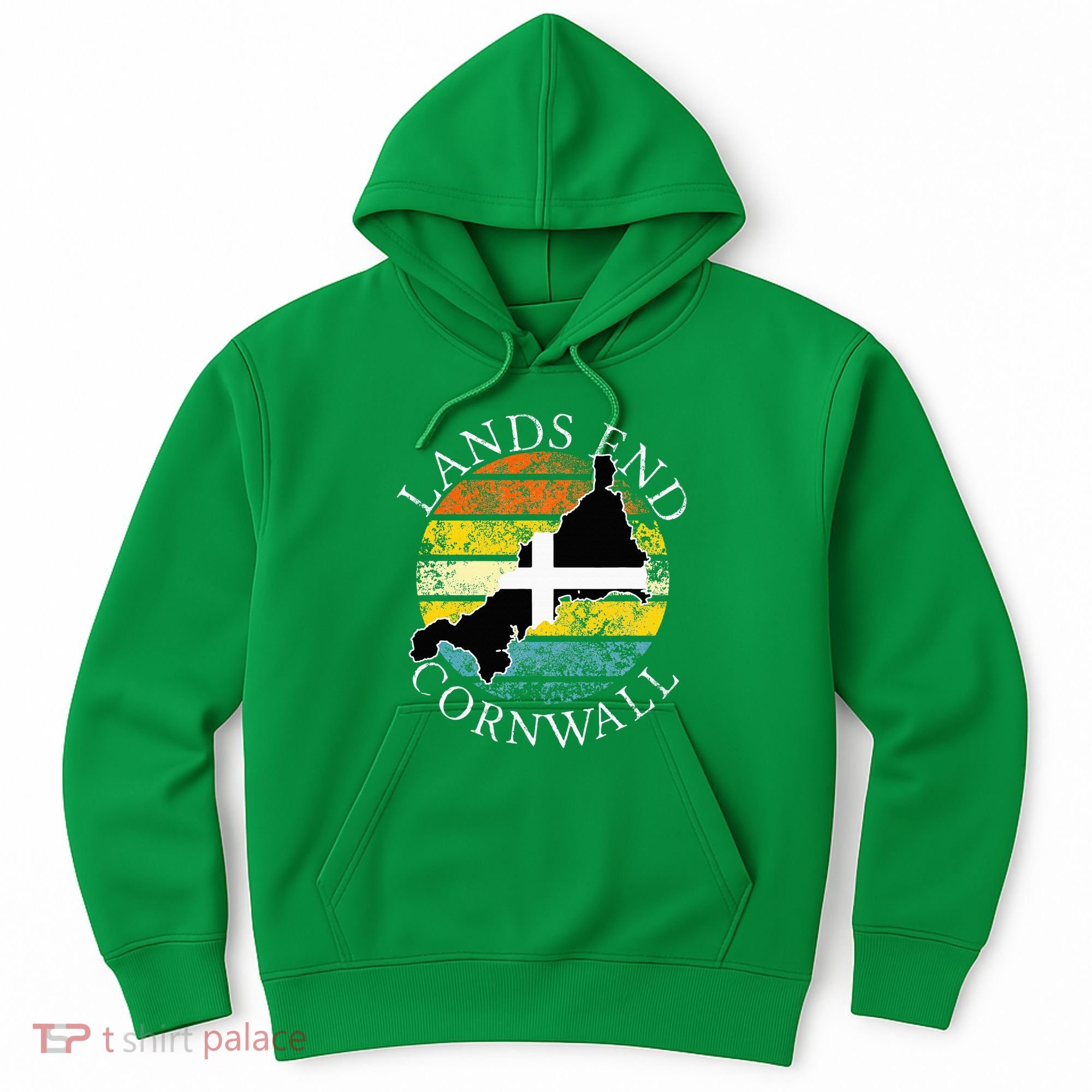 Lands End Cornwall England Celtic Cornish Gift Hoodie