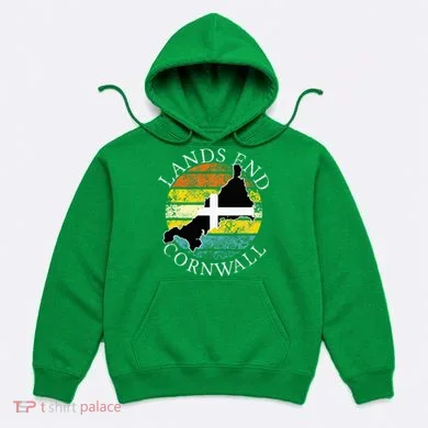 Lands End Cornwall England Celtic Cornish Gift Hoodie