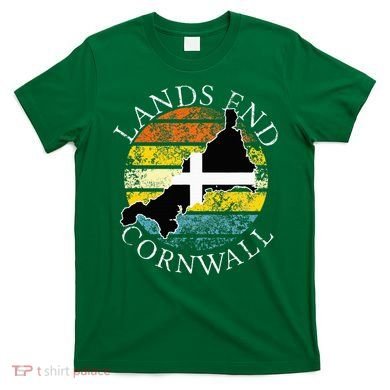 Lands End Cornwall England Celtic Cornish Gift T-Shirt