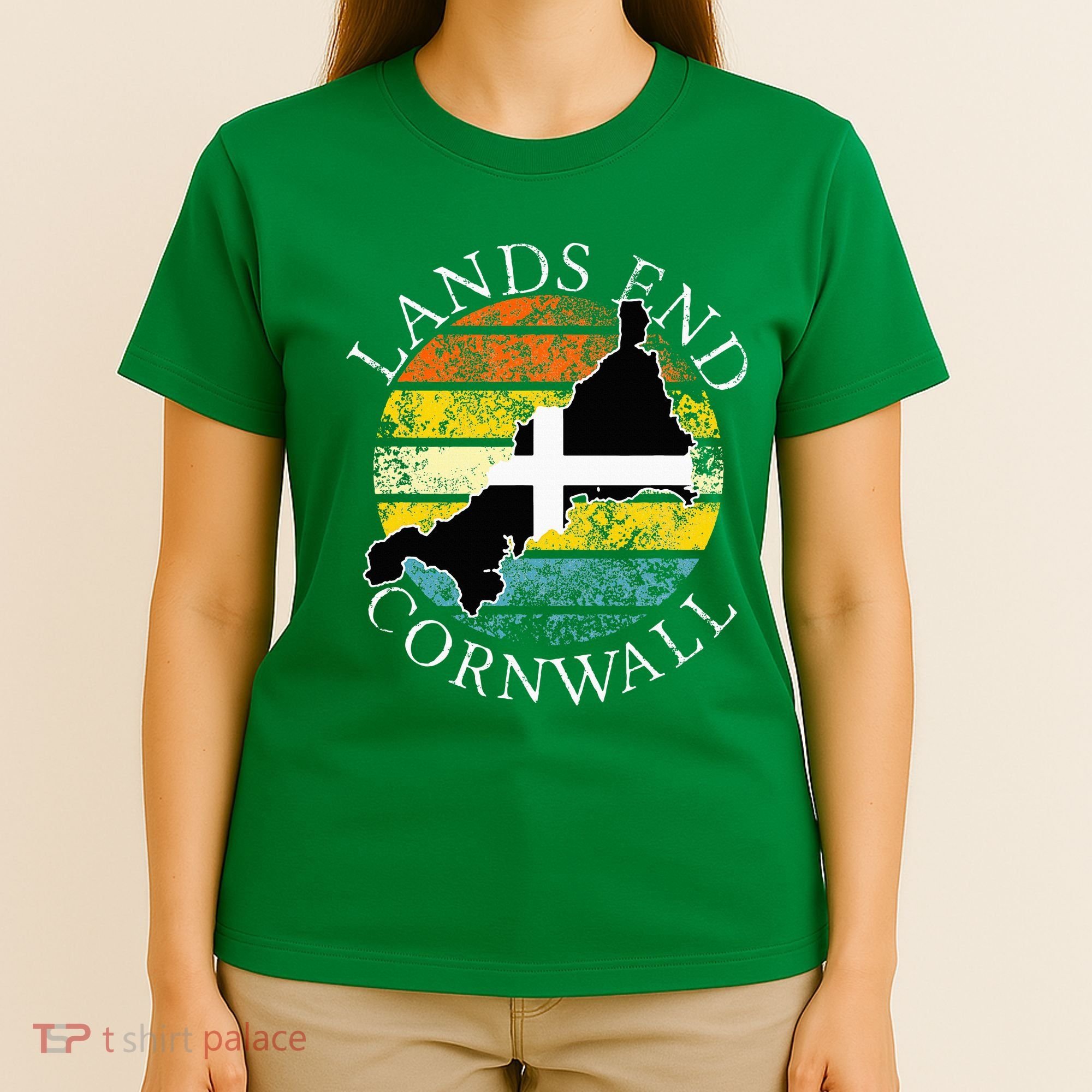 Lands End Cornwall England Celtic Cornish Gift T-Shirt