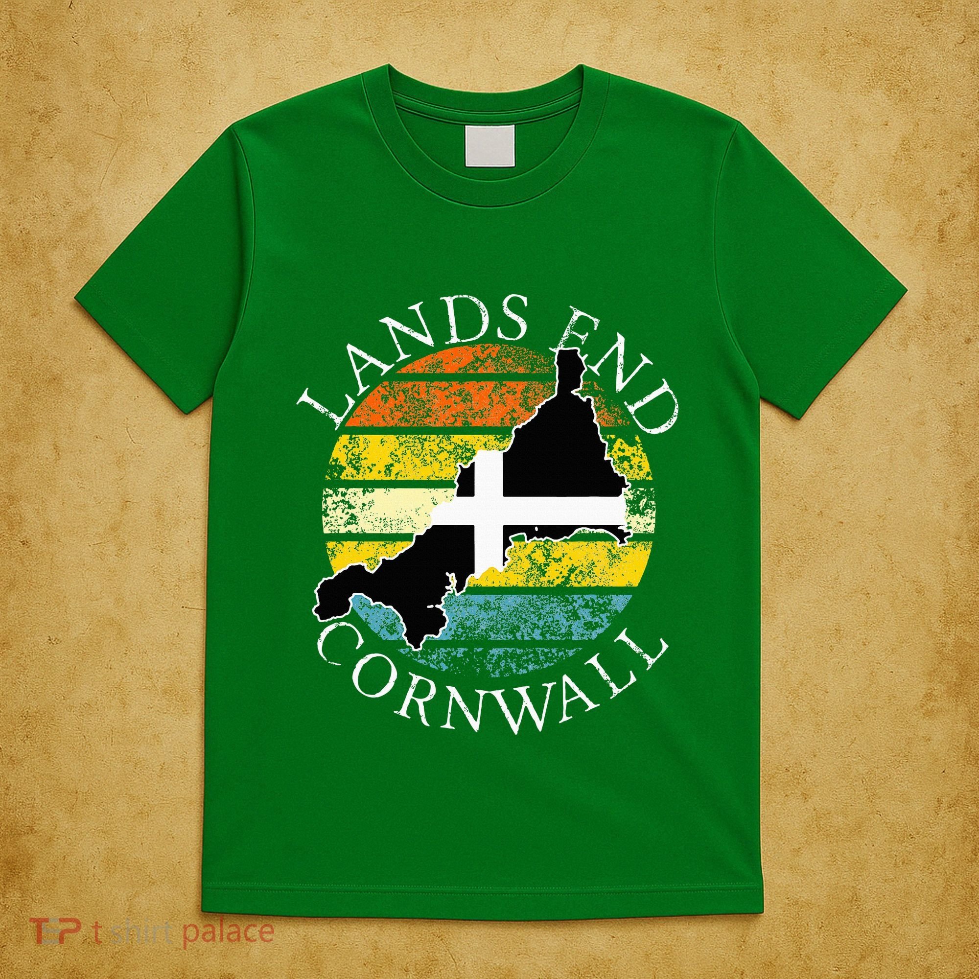 Lands End Cornwall England Celtic Cornish Gift T-Shirt