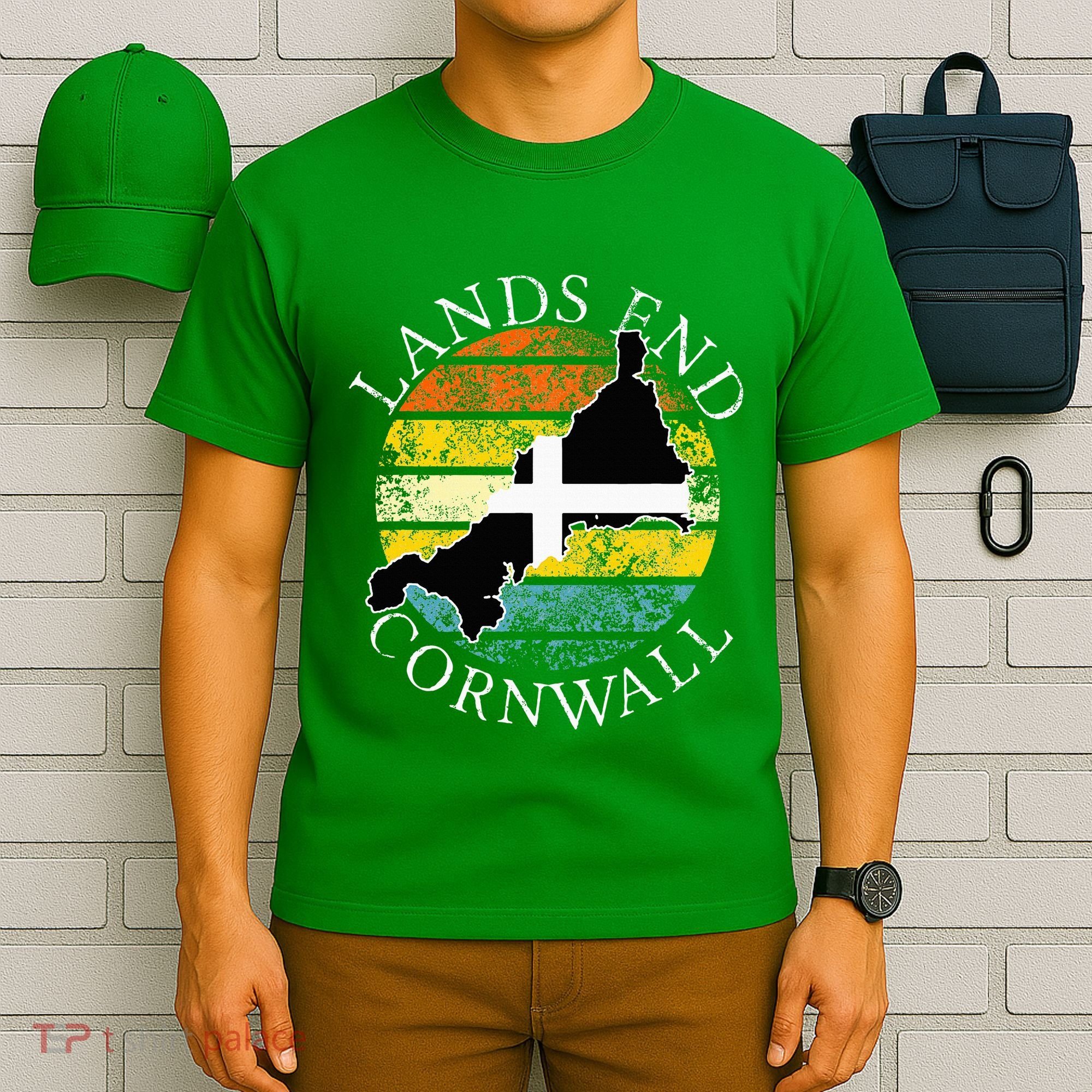 Lands End Cornwall England Celtic Cornish Gift T-Shirt