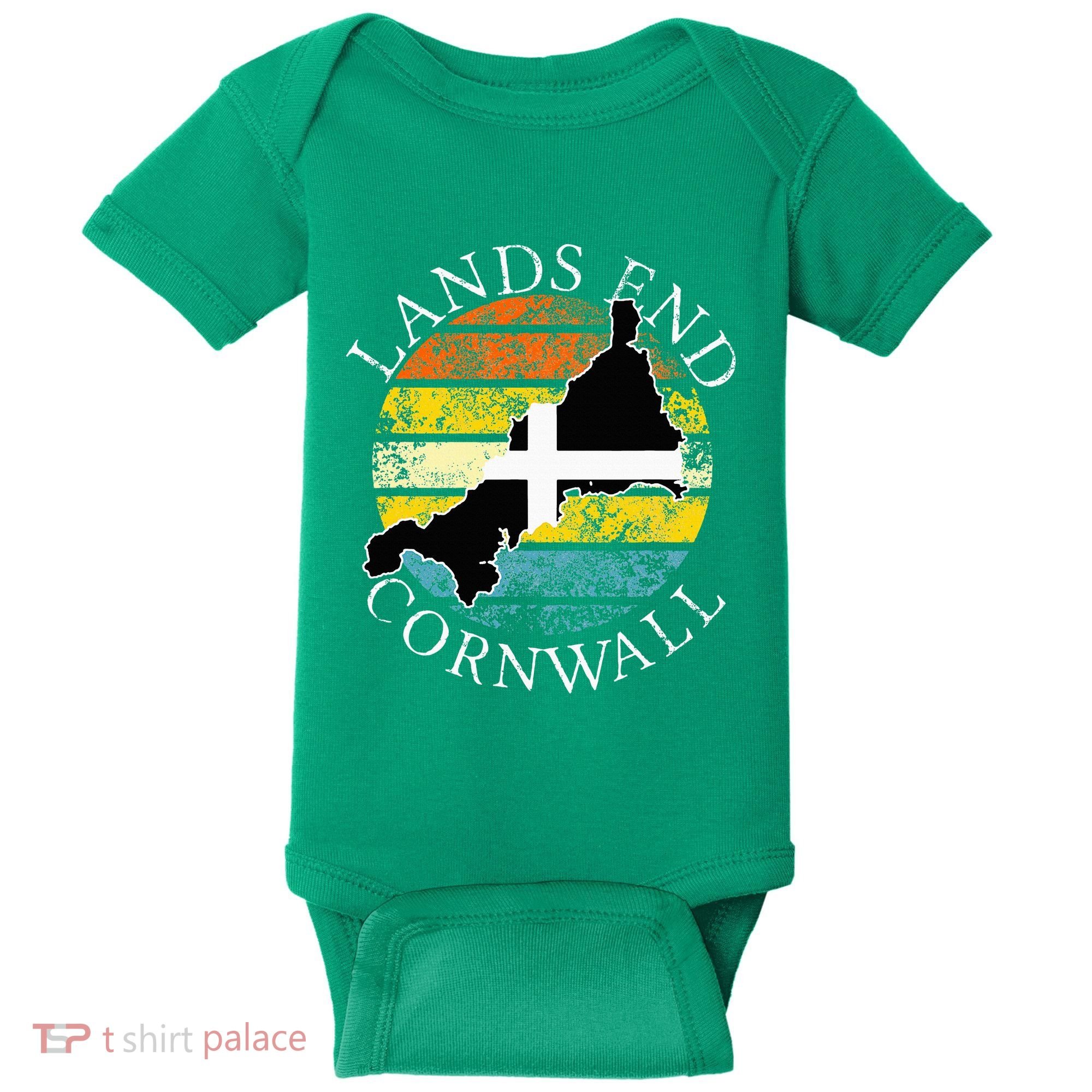 Lands End Cornwall England Celtic Cornish Gift Baby Bodysuit