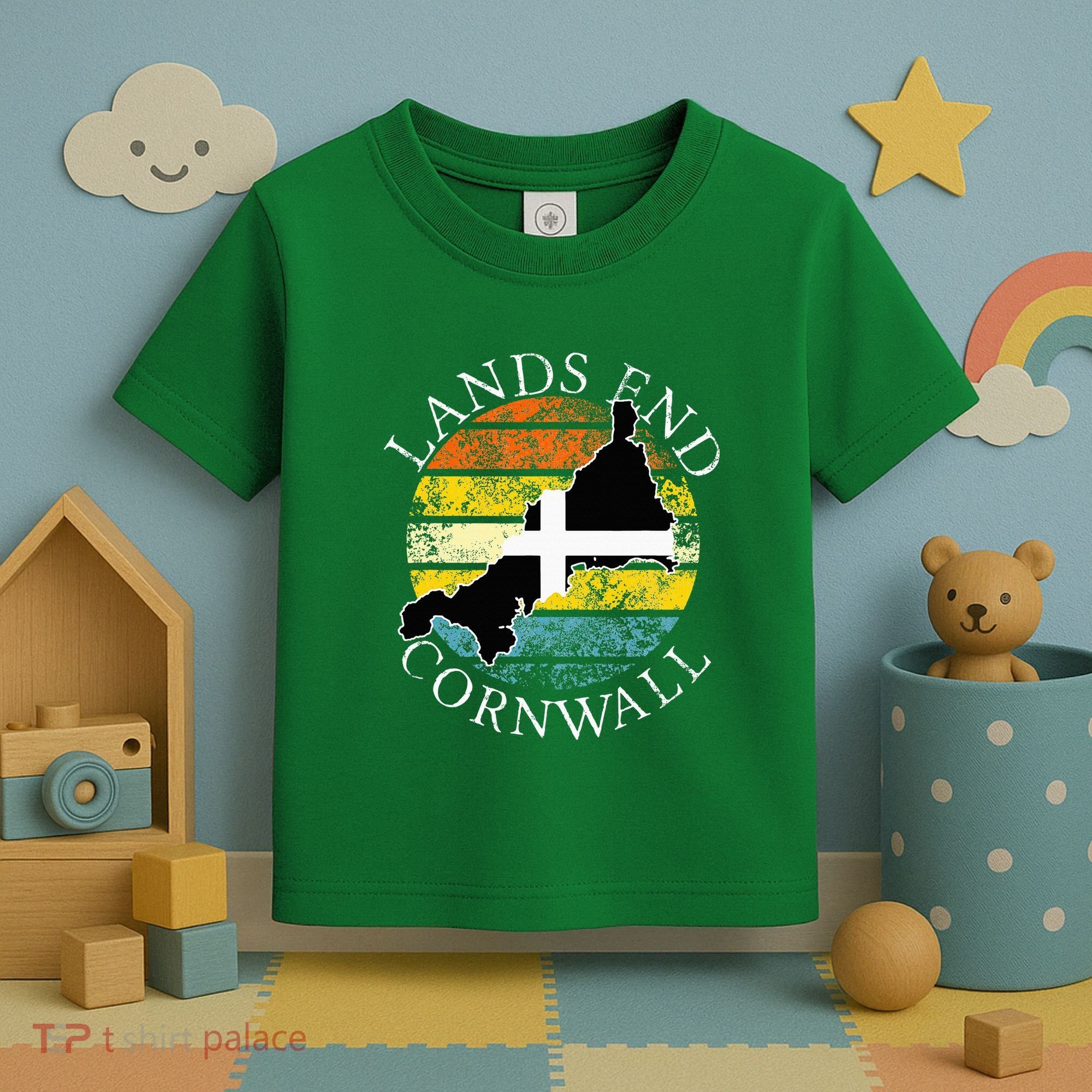 Lands End Cornwall England Celtic Cornish Gift Toddler T-Shirt
