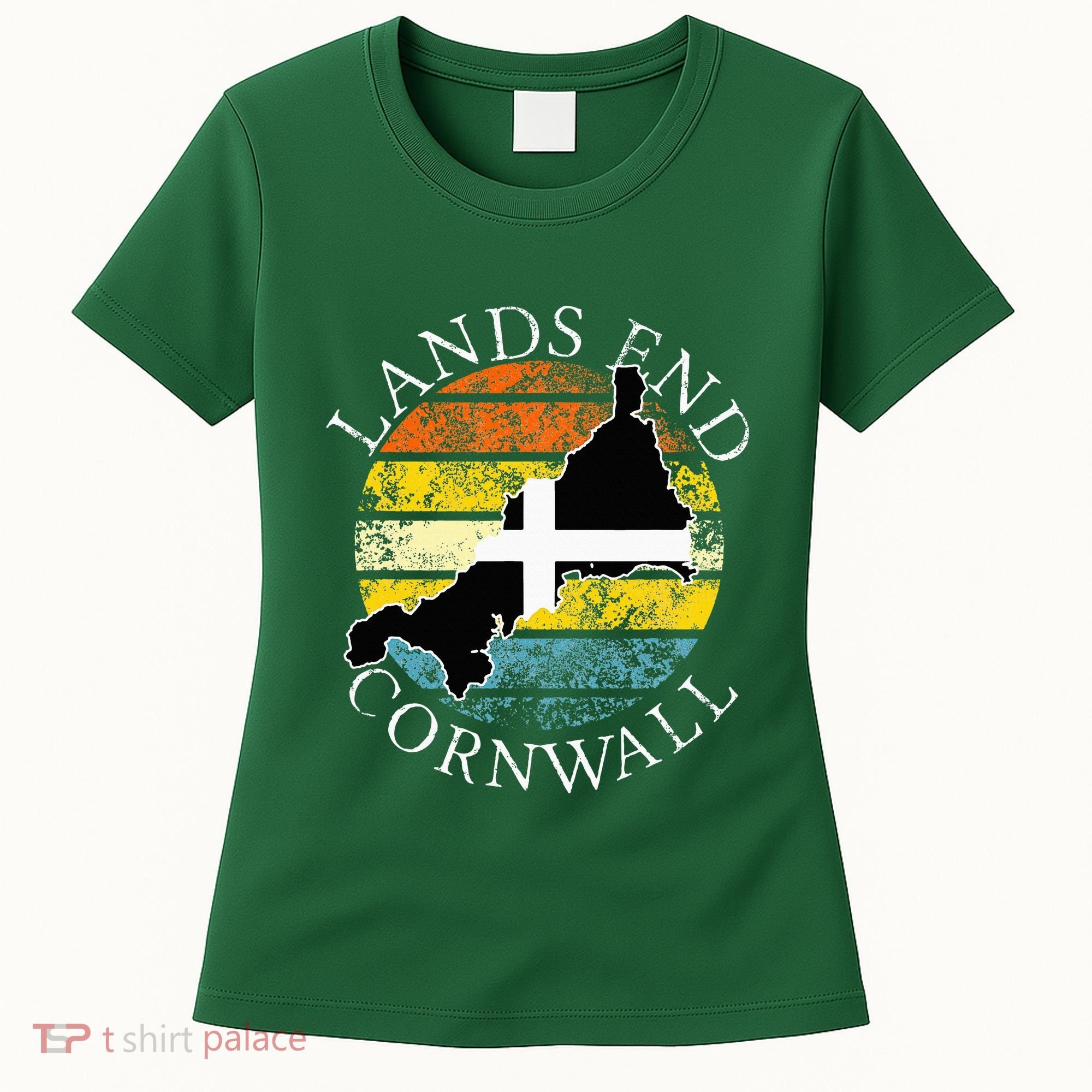 Lands End Cornwall England Celtic Cornish Gift Women's T-Shirt