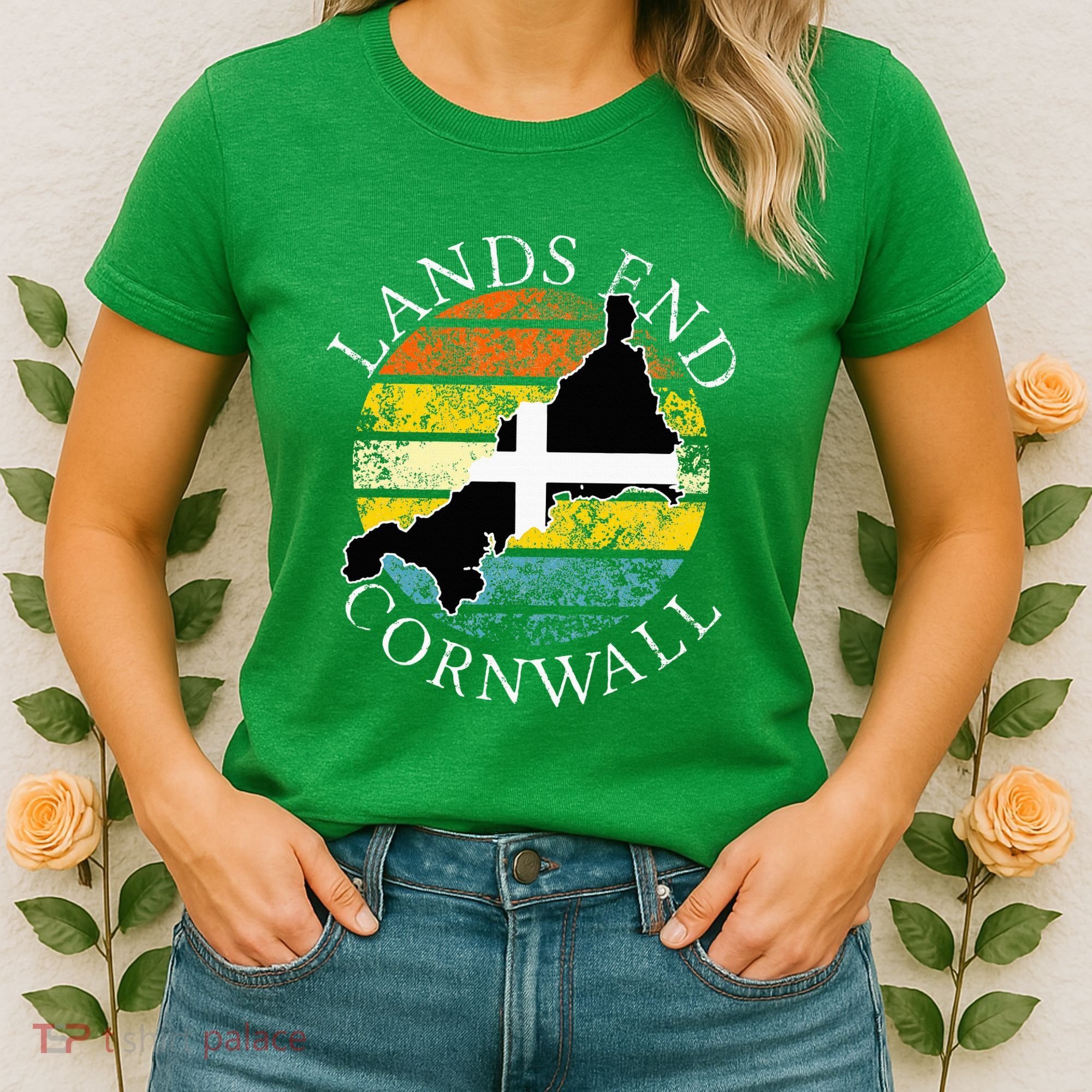 Lands End Cornwall England Celtic Cornish Gift Women's T-Shirt