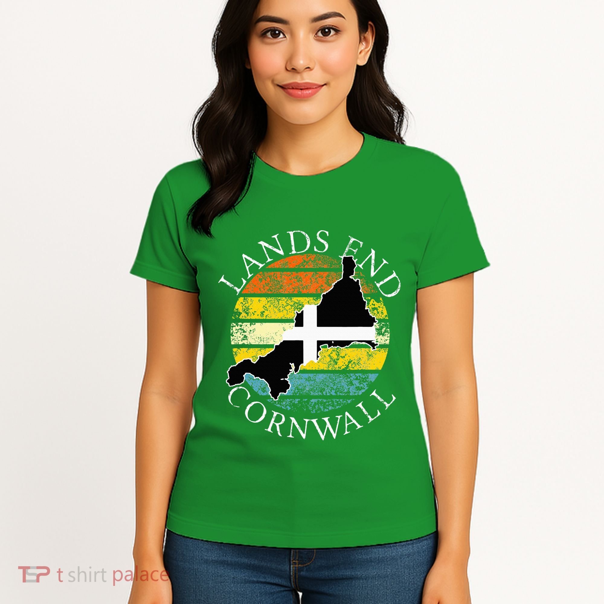 Lands End Cornwall England Celtic Cornish Gift Women's T-Shirt