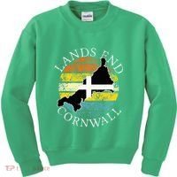 Lands End Cornwall England Celtic Cornish Gift Kids Sweatshirt thumb 0