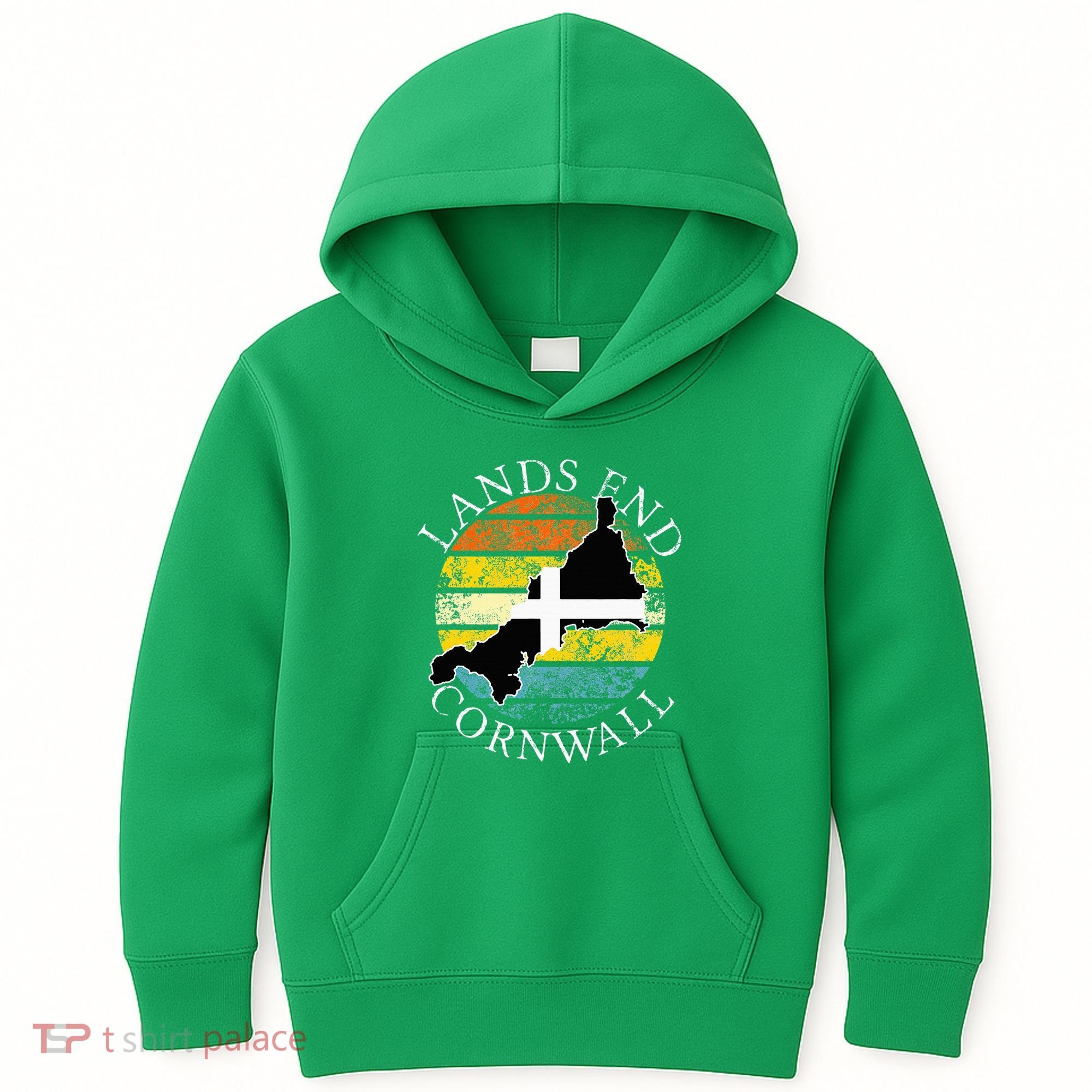 Lands End Cornwall England Celtic Cornish Gift Kids Hoodie