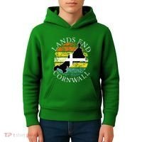 Lands End Cornwall England Celtic Cornish Gift Kids Hoodie thumb 4