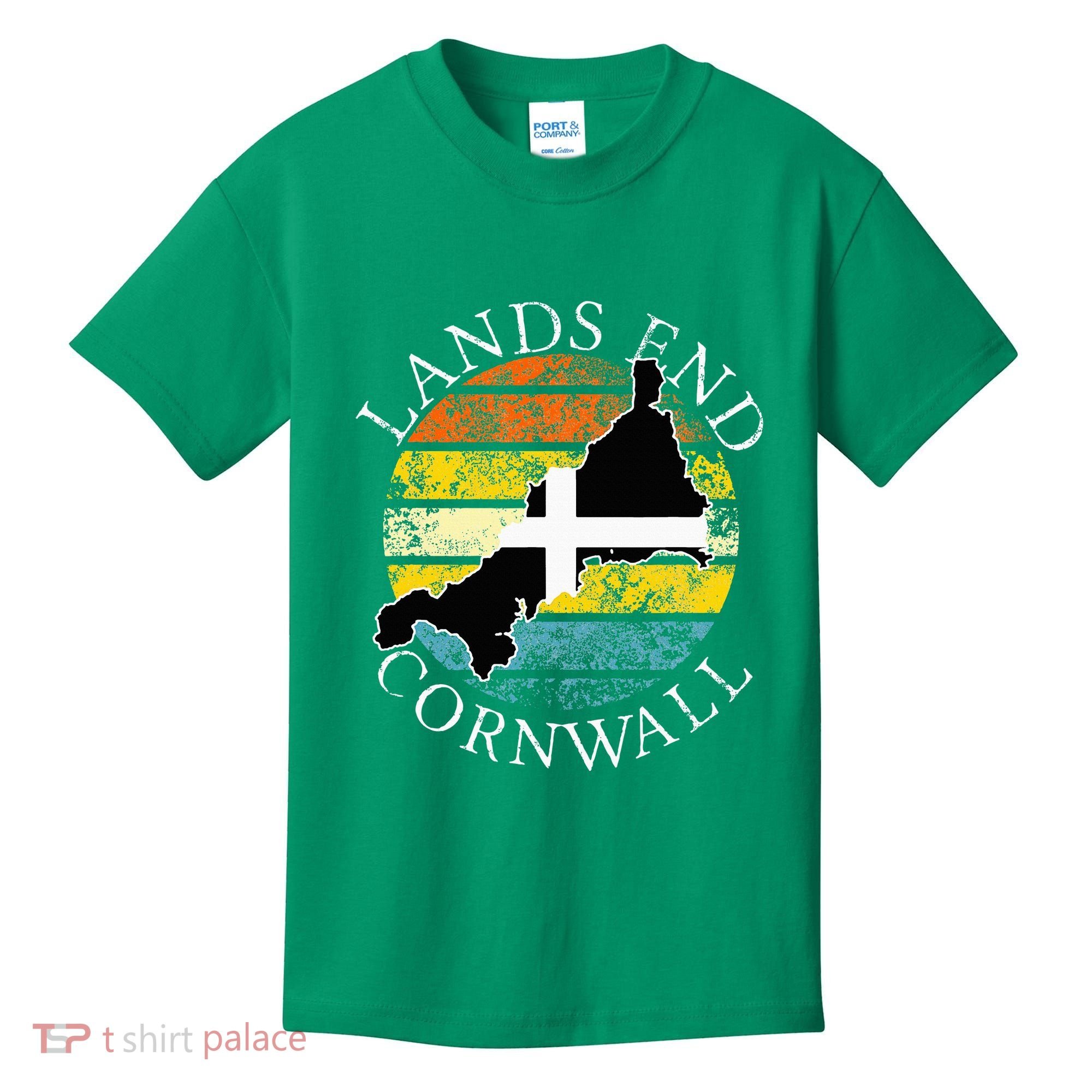 Lands End Cornwall England Celtic Cornish Gift Kids T-Shirt