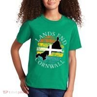 Lands End Cornwall England Celtic Cornish Gift Kids T-Shirt thumb 2