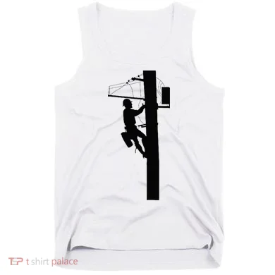 Lineman Electric Cable Lineman Gift Tank Top