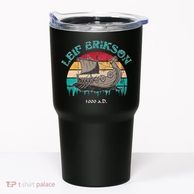Leif Erikson Day Design For Norseman Tumbler