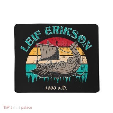 Leif Erikson Day Design For Norseman Mousepad