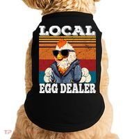 Local Egg Dealer Funny Egg Peddler Chicken Egg Farmer Doggie Tank thumb 0