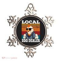 Local Egg Dealer Funny Egg Peddler Chicken Egg Farmer Ornament thumb 0
