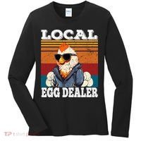 Local Egg Dealer Funny Egg Peddler Chicken Egg Farmer Women's Long Sleeve Shirt thumb 0