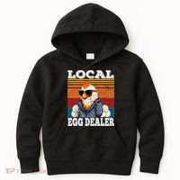 Local Egg Dealer Funny Egg Peddler Chicken Egg Farmer Kids Hoodie thumb 0