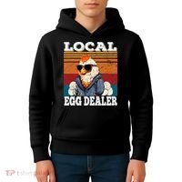 Local Egg Dealer Funny Egg Peddler Chicken Egg Farmer Kids Hoodie thumb 4