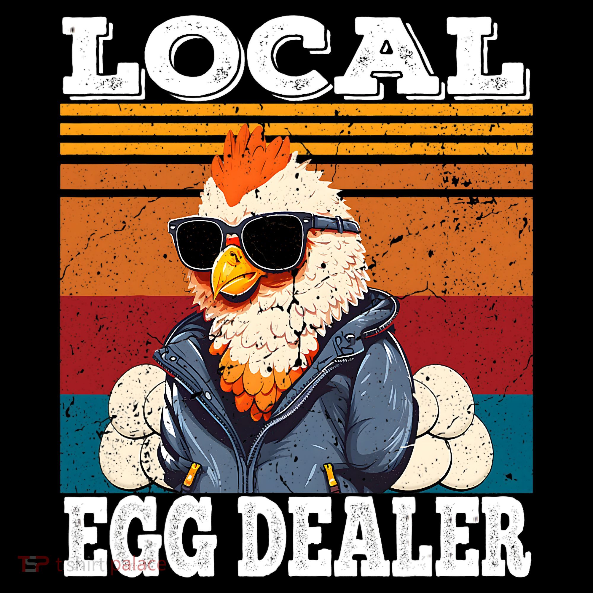 Local Egg Dealer Funny Egg Peddler Chicken Egg Farmer Kids Long Sleeve Shirt