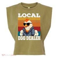 Local Egg Dealer Funny Egg Peddler Chicken Egg Farmer Garment-Dyed Women's Muscle Tee thumb 0