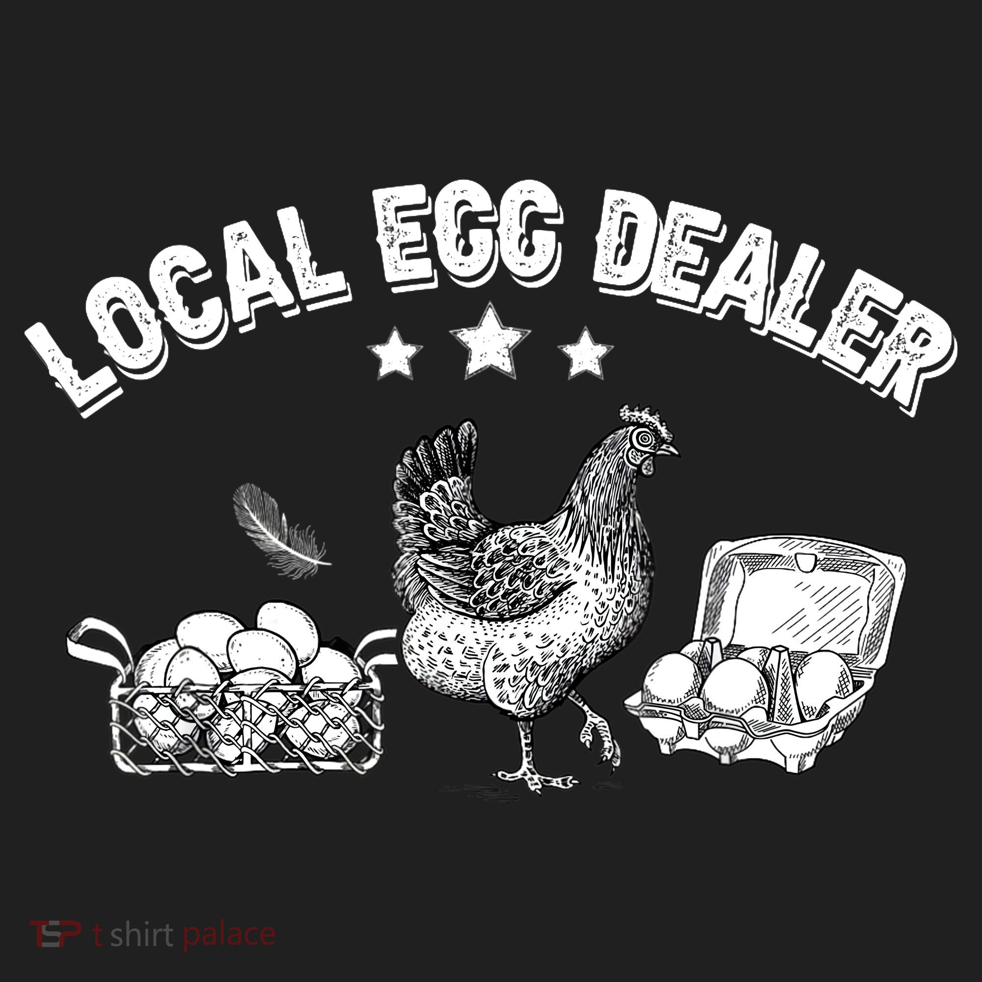 Local Egg Dealer Funny Bleached Chicken Lover Farm Farmer Tumbler