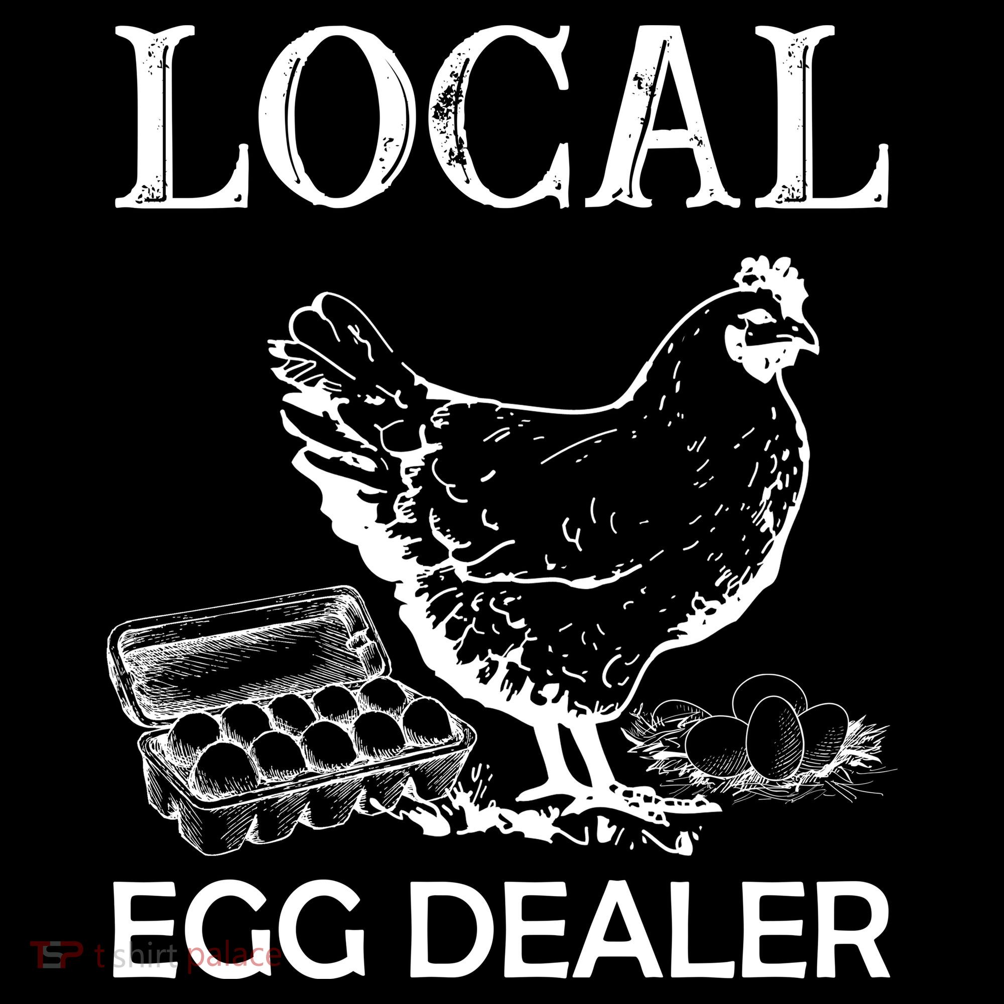 Local Egg Dealer Funny Chicken Toddler Hoodie