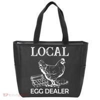 Local Egg Dealer Funny Chicken Tote Bag thumb 0
