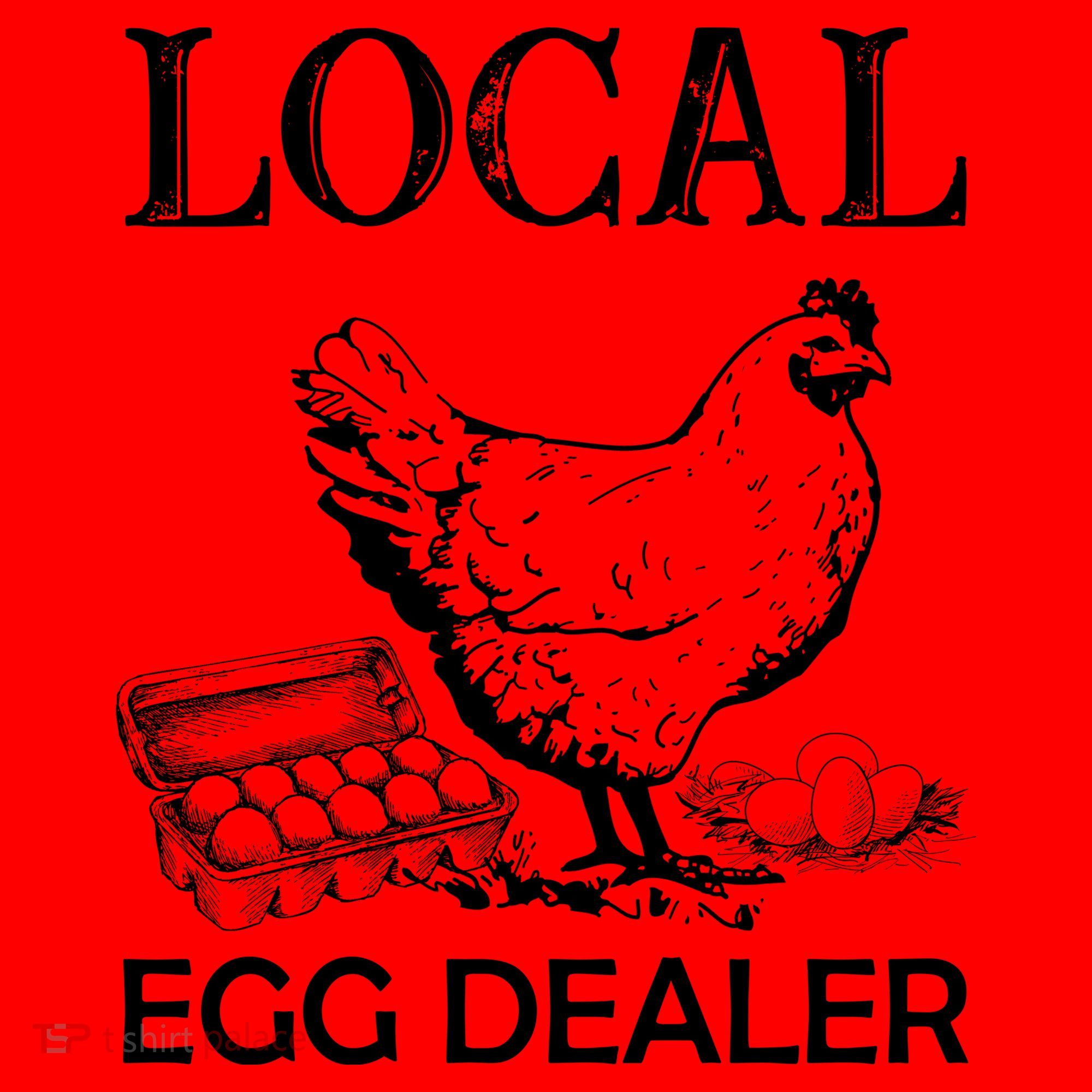 Local Egg Dealer Funny Chicken Santa Hat