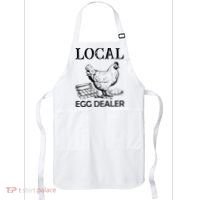 Local Egg Dealer Funny Chicken Apron thumb 0