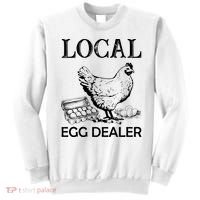 Local Egg Dealer Funny Chicken Sweatshirt thumb 0