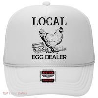 Local Egg Dealer Funny Chicken Hat thumb 0