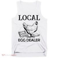 Local Egg Dealer Funny Chicken Tank Top thumb 0