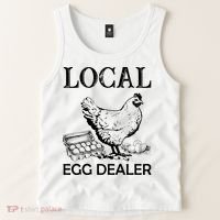 Local Egg Dealer Funny Chicken Tank Top thumb 2