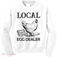 Local Egg Dealer Funny Chicken Kids Sweatshirt thumb 0
