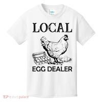 Local Egg Dealer Funny Chicken Kids T-Shirt thumb 0