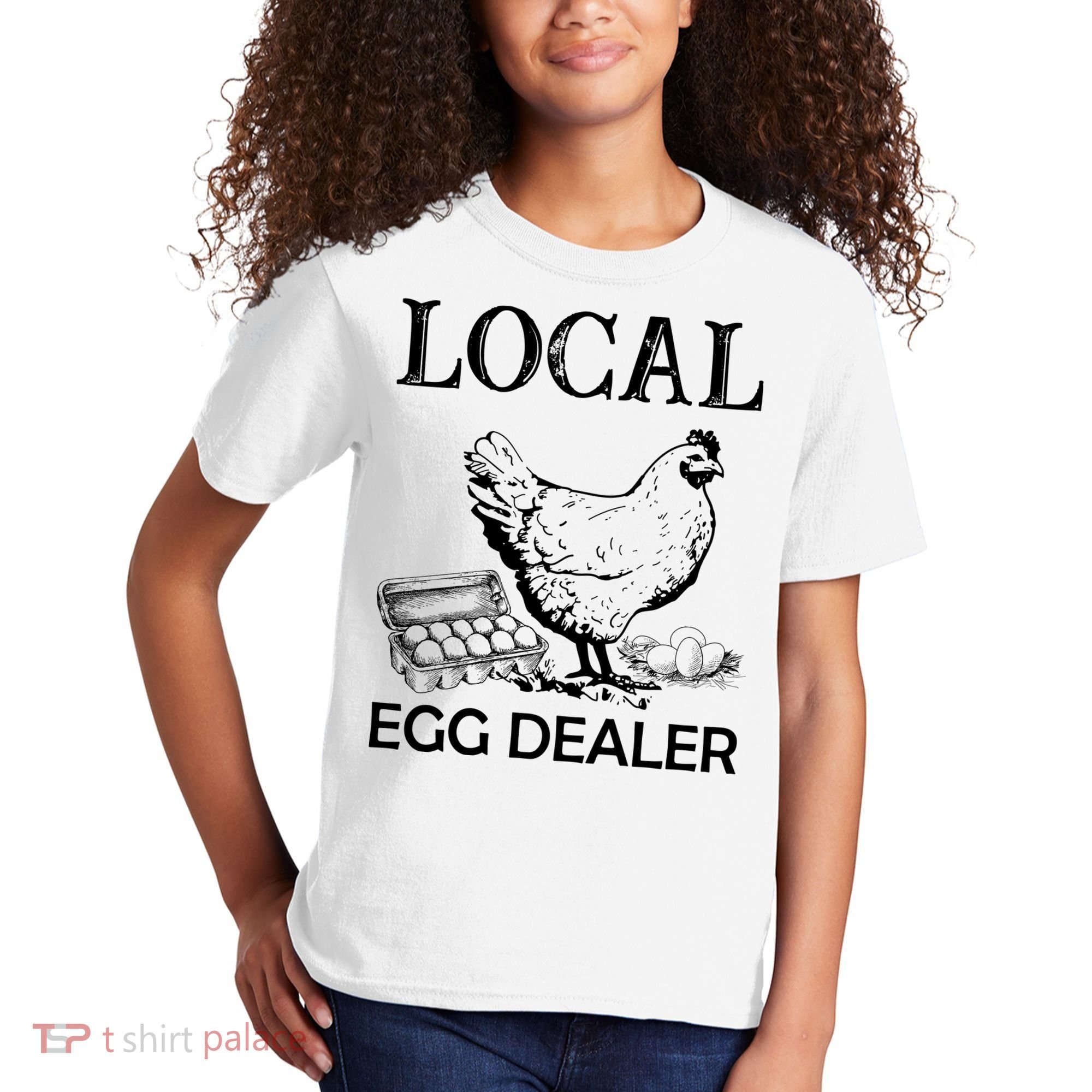 Local Egg Dealer Funny Chicken Kids T-Shirt