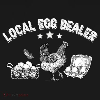Local Egg Dealer Funny Bleached Chicken Lover Farm Farmer Hooded Wearable Blanket
