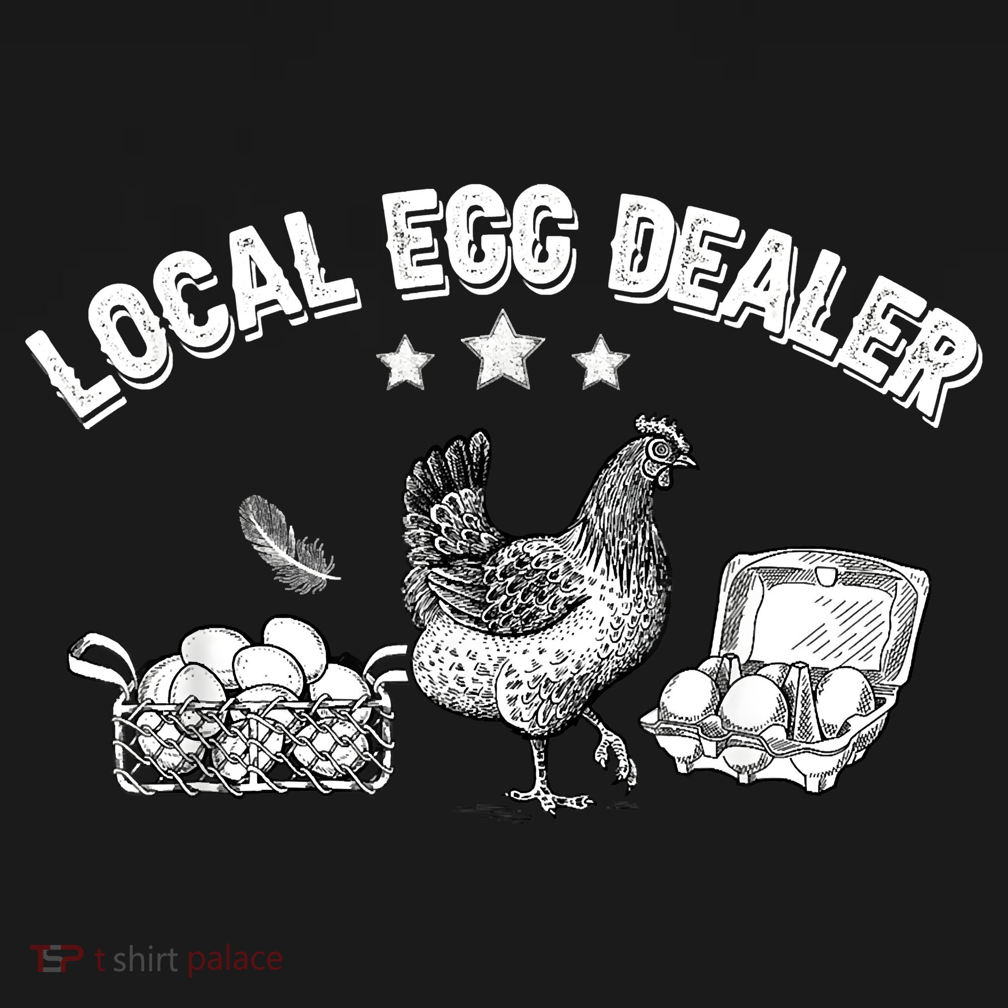 Local Egg Dealer Funny Bleached Chicken Lover Farm Farmer Hooded Wearable Blanket